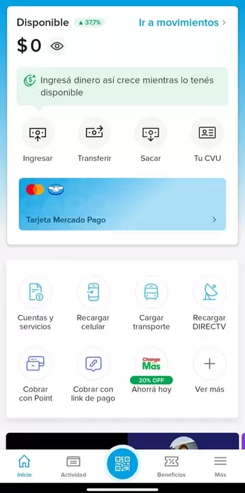 Mercado Pago se puede descargar de la aplicación Play Store sin costo/