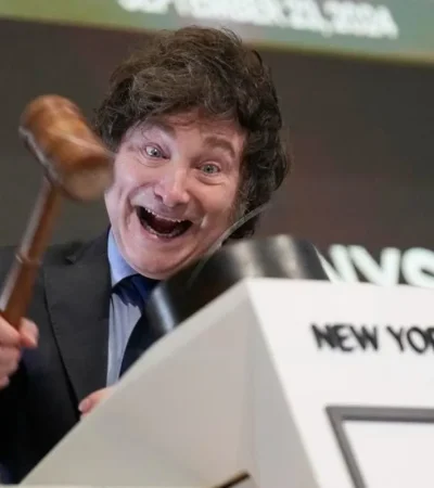 El presidente Javier Milei se refirió en Wall Street a una futura eliminación del cepo. (Foto: web)