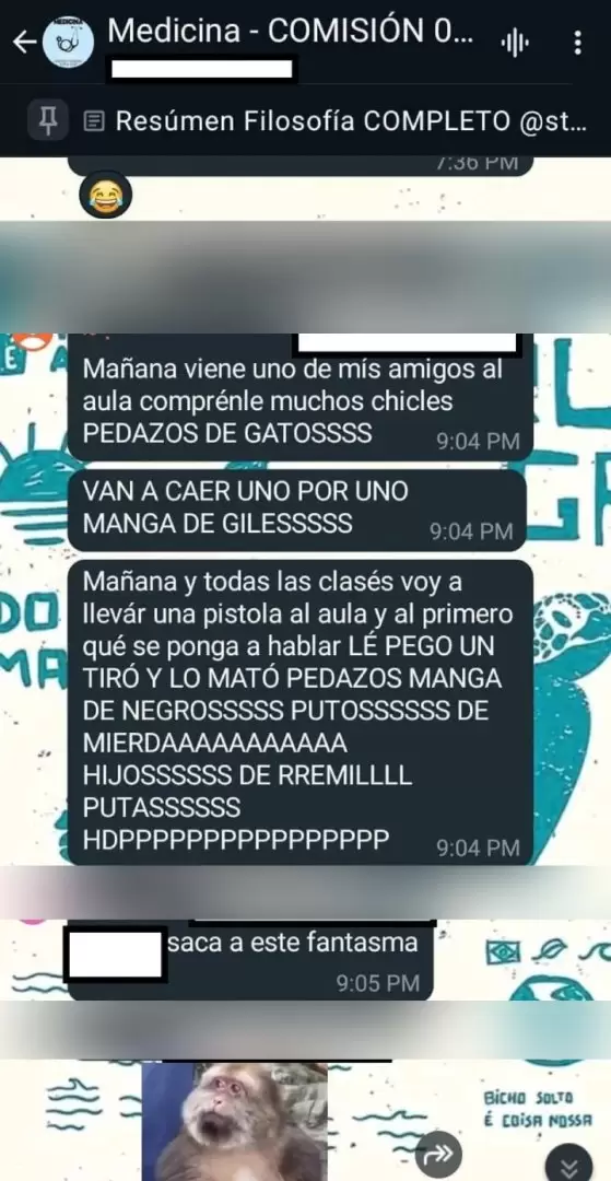 Amenazó de muerte a sus compañeros