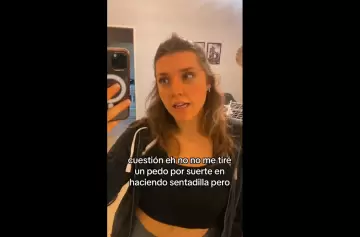 Video viral: fue con calzas al gimnasio y sufrió un duro imprevisto