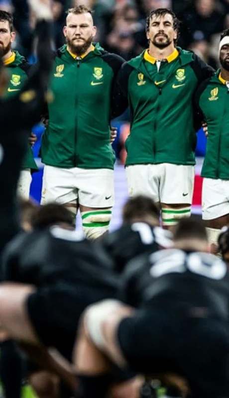 Una de las formaciones de Los Springboks