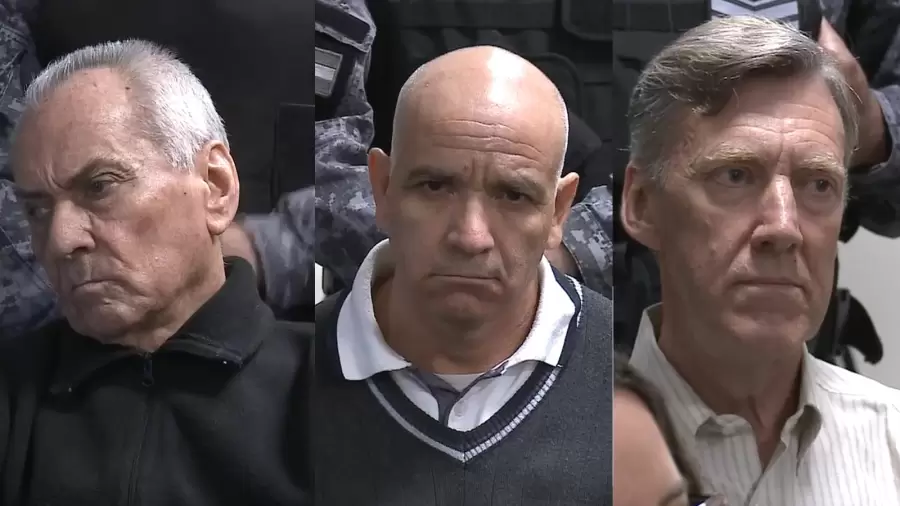 Nicola Corradi (fallecido), Armando Gómez (jardinero) y Horacio Corbacho, sacerdote del Instituto Próvolo de Luján de Cuyo