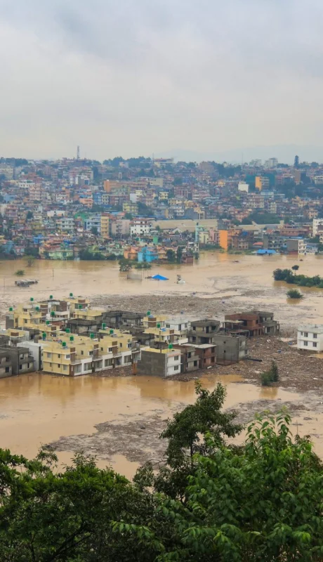 Inundaciones en Nepal