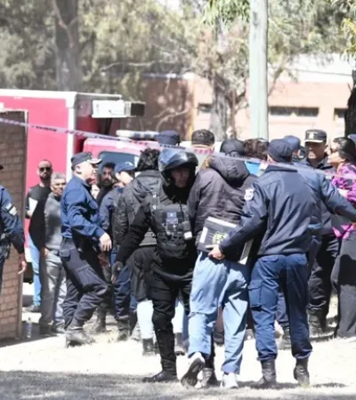 El sangriento hecho causó conmoción en San Luis. (Gentileza: diario La República)