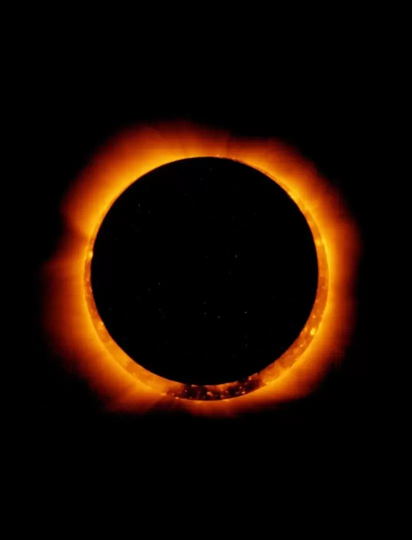 Un fenómeno que ocurre muy pocas veces: el eclipse anular de solq