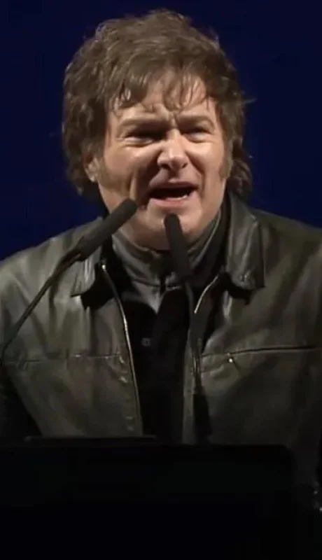 Javier Milei dio un discurso encendido en Parque Lezama./