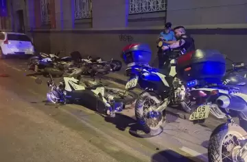 Choque múltiple en Córdoba: policías heridos y un conductor alcoholizado