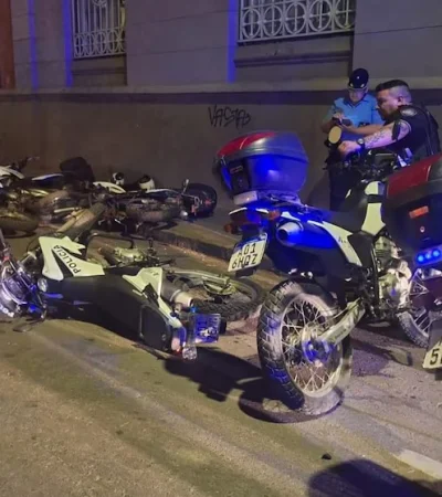 Choque múltiple en Córdoba: policías heridos y un conductor alcoholizado