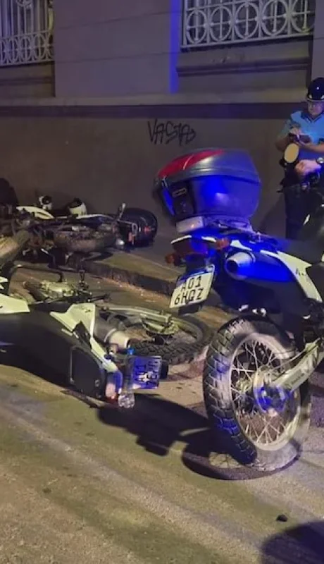 Choque múltiple en Córdoba: policías heridos y un conductor alcoholizado