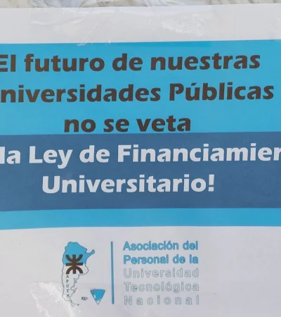 La UTN en pie de lucha por las universidades públicas.
