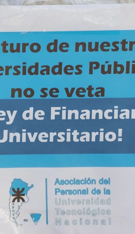 La UTN en pie de lucha por las universidades públicas.