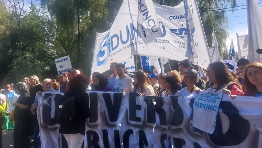 Marcha universitaria Mendoza