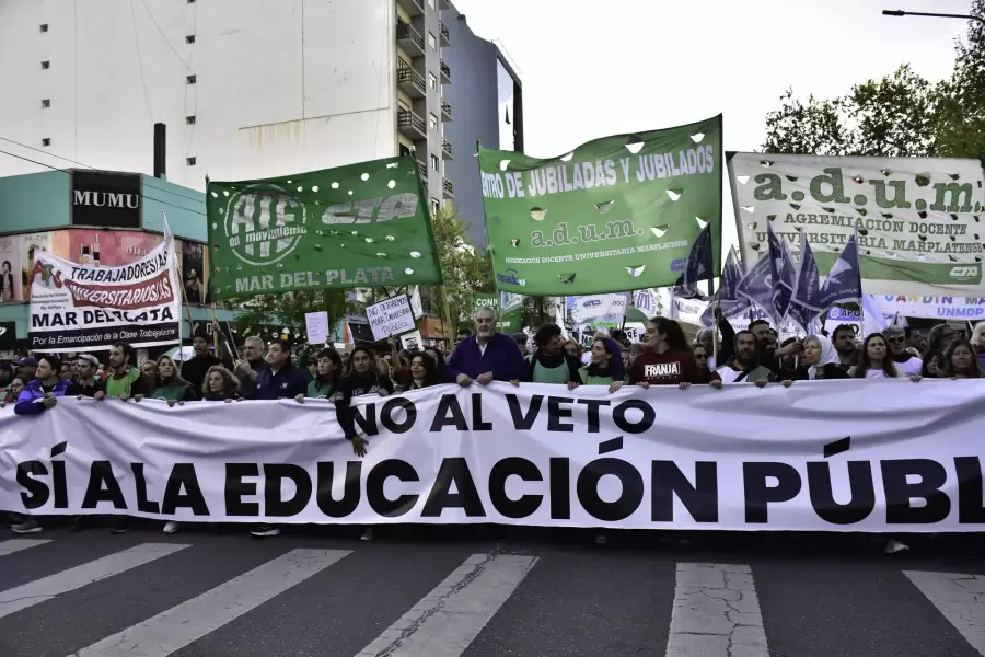 Marcha Federal Universitaria del 2 de octbre.