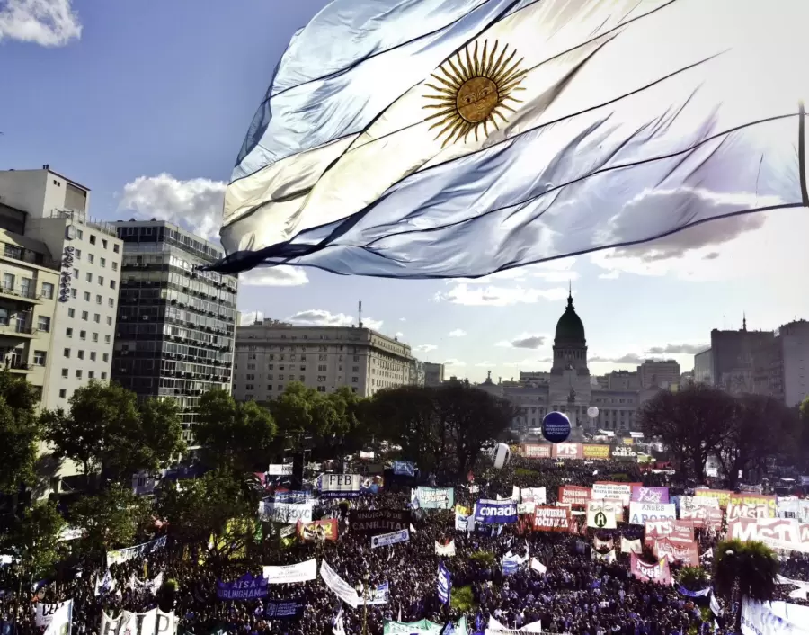 Marcha Federal Universitaria del 2 de octbre.