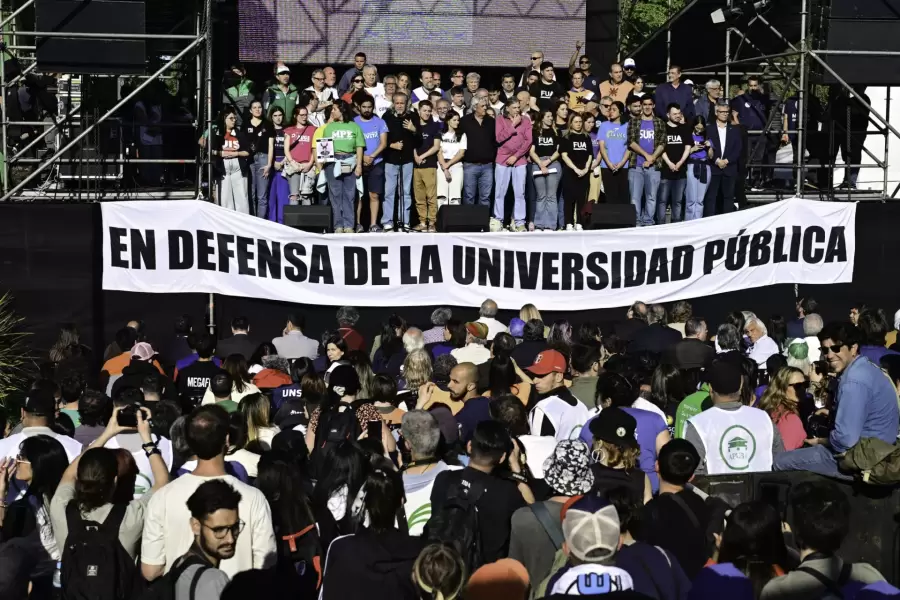 Marcha Federal Universitaria del 2 de octbre.