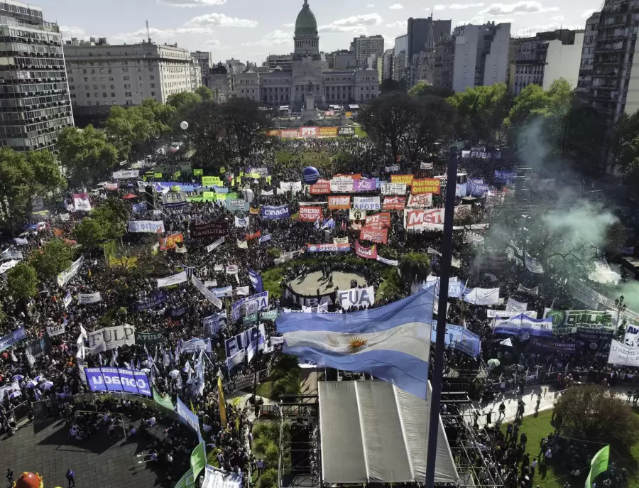 Marcha Federal Universitaria del 2 de octbre.