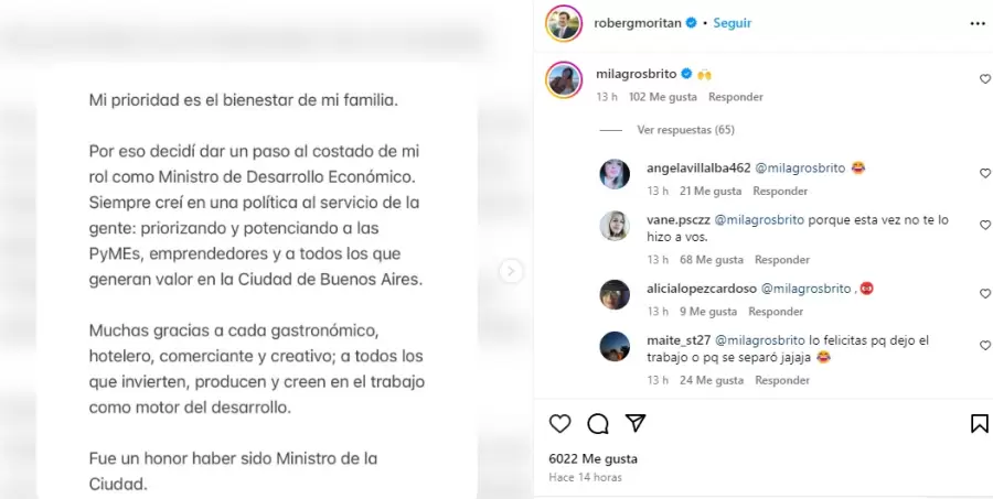 Roberto García Moritán hizo el descargo sobre su renuncia al Gabinete de CABA