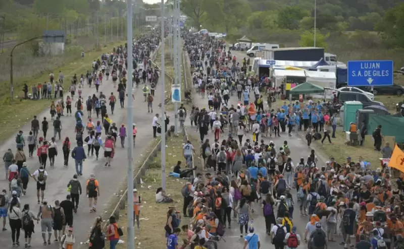 Miles de jóvenes con fe