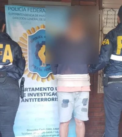 Detenido acusado de amenazar a Javier Milei