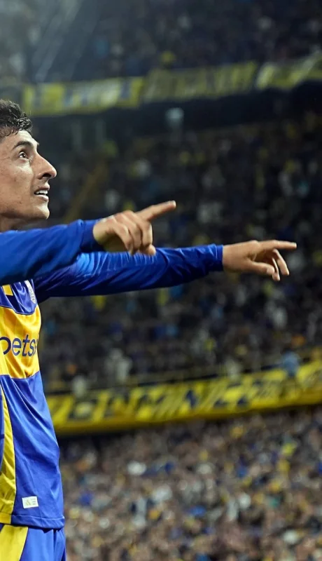 Miguel Merentiel marcó el gol del triunfo para Boca