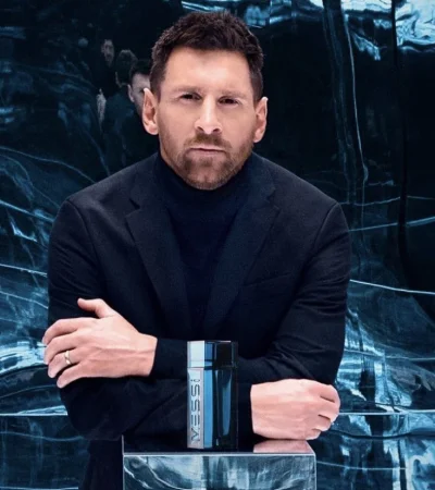Lionel Messi presentó su perfume