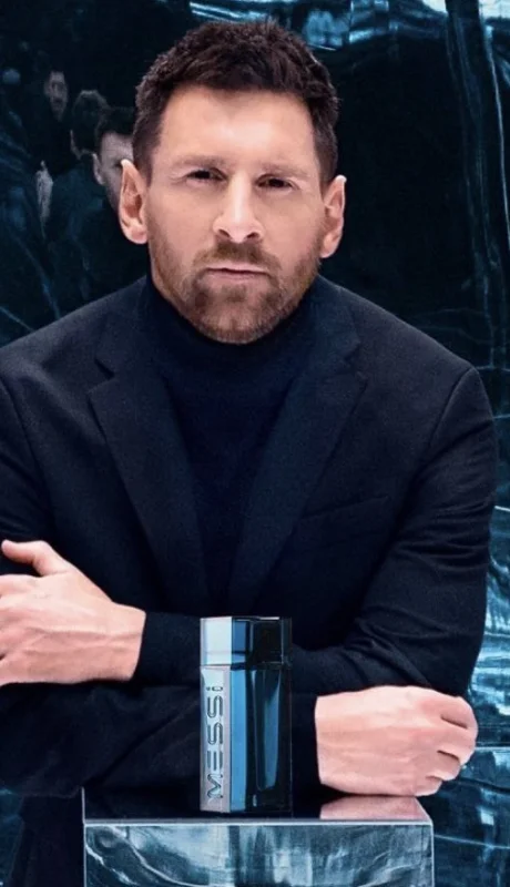 Lionel Messi presentó su perfume