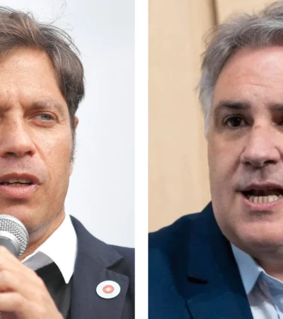 Axel Kicillof y Martín Llaryora.