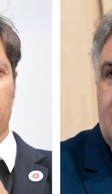 Axel Kicillof y Martín Llaryora.