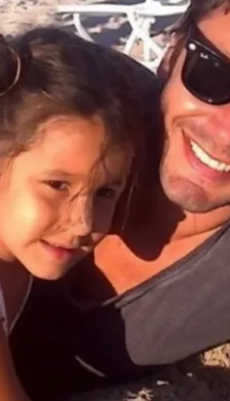 Benjamín y su hija.