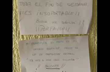 Guerra entre vecinos: los mensajes cruzados por un perro que ladra