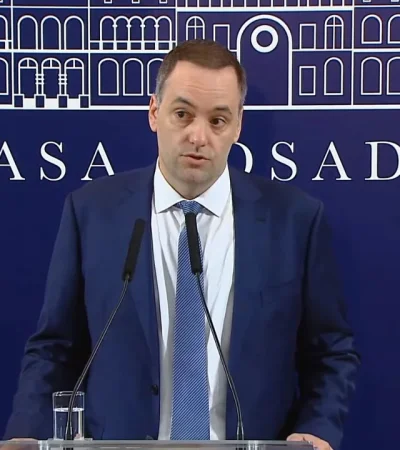 El vocero presidencial, Manuel Adorni.