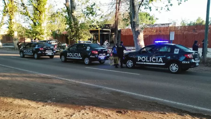 Los móviles que chocaron en San Rafael /