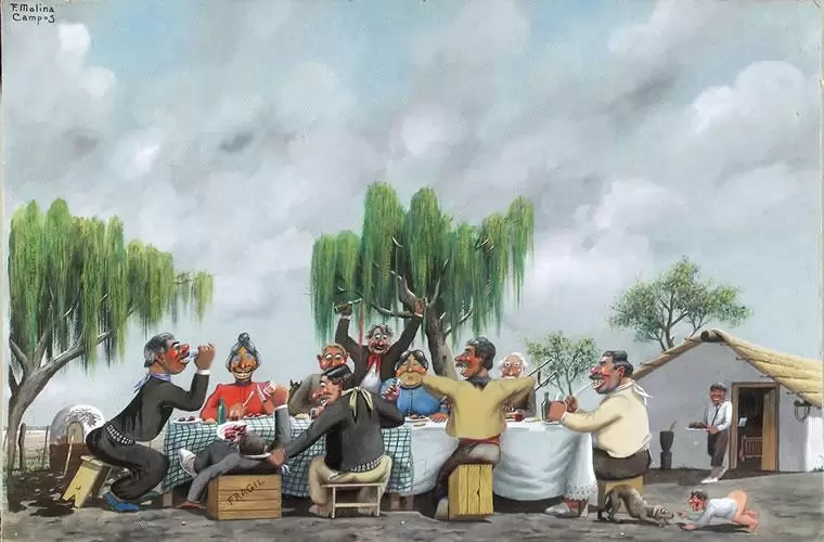 Una pintura de Campos.