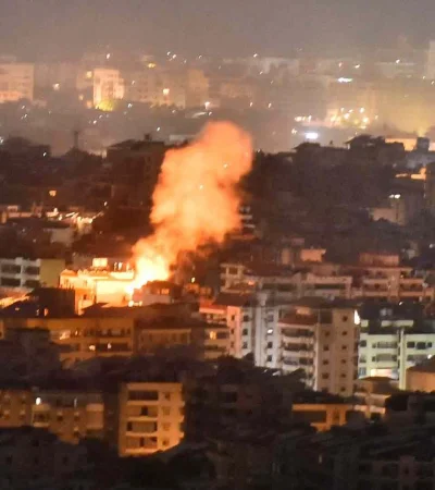 Bombardeos de Israel en represalia a los ataques con cohetes que impactaron en el centro de Tel Aviv. (Foto: web)
