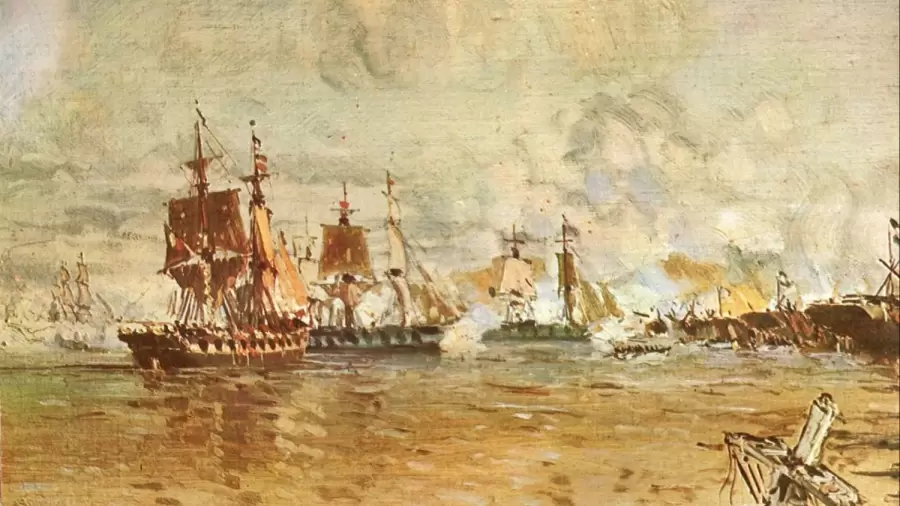 Pintura de la Vuelta de Obligado