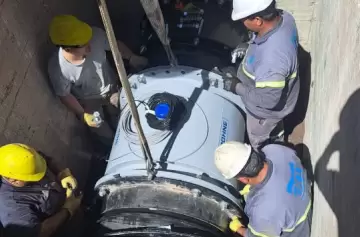 Finalizó la obra y más de un millón de vecinos espera el retorno del servicio