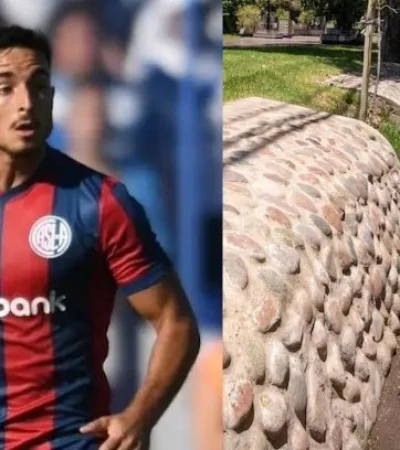 El jugador de San Lorenzo se lesionó al caerse en una acequia mientras saludaba a los hinchas a su llegada a Mendoza