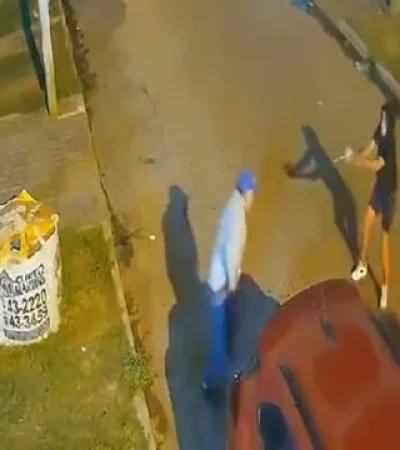 El momento del disparo.