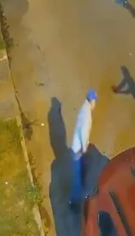 El momento del disparo.