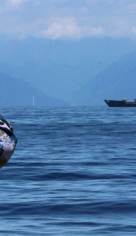 Maniobras de las fuerzas armadas chinas en el estrecho de Taiwán.