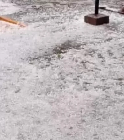 Video: fuerte precipitación de granizo sorprendió a los vecinos en el Valle de Uco
