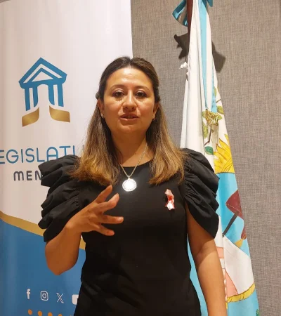 Senadora Jésica Laferte (UCR - CM).