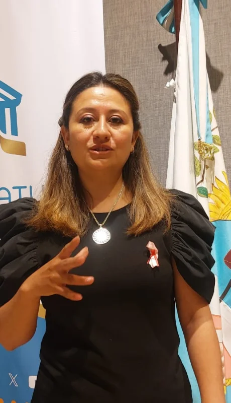 Senadora Jésica Laferte (UCR - CM).