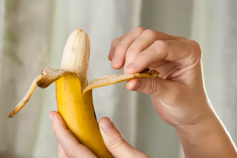 La banana, uno de los alimentos más cómodos para deglutir.