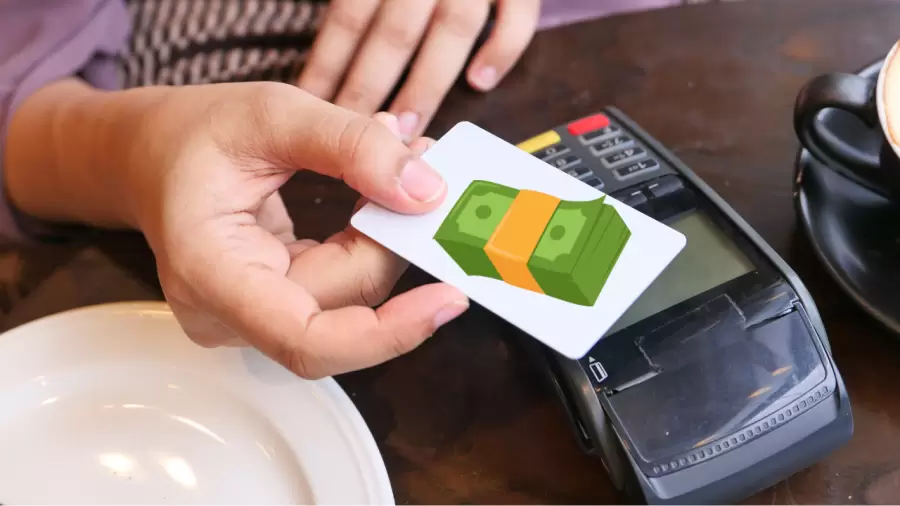 Tarjeta de débito en dólares.