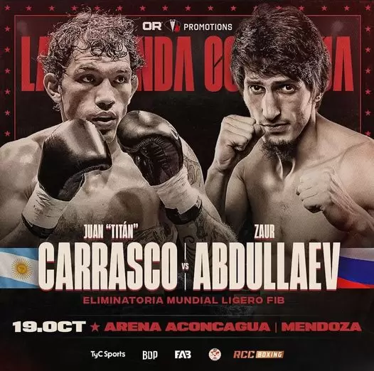 Gran expectativa por el combate del sábado.