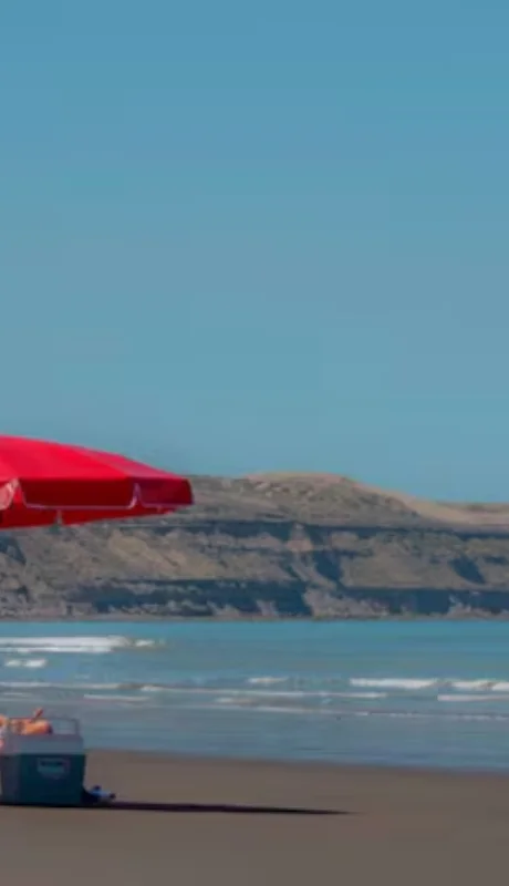 Bahía Creek, ubicada en la provincia de Río Negro.