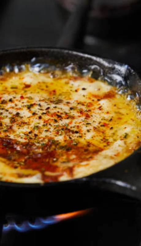 Exquisita provoleta a la parrilla