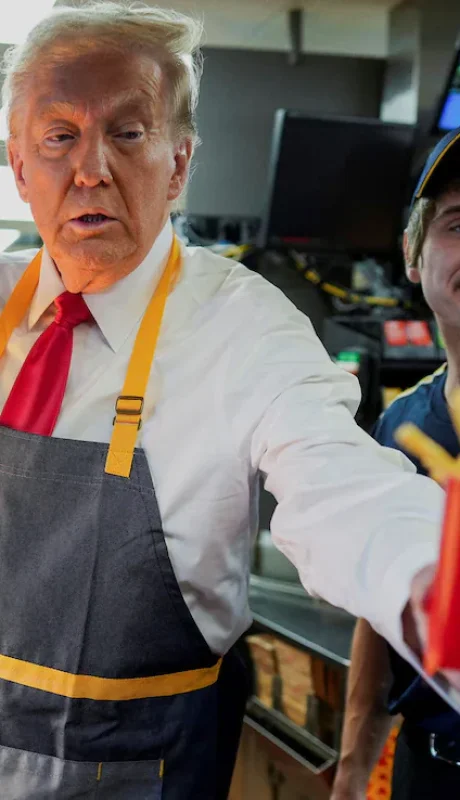 Donald Trump "trabajó" en McDonald's.