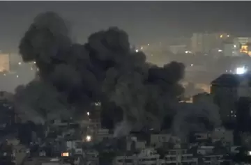 El sur de Beirut es asolado por un intenso bombardeo de Israel